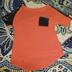 The Buckle Relaxed off-the-shoulder Top